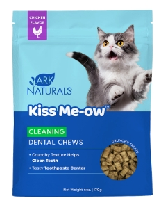 Ark Naturals Cat Kiss Me-ow Chicken Dental Chews 6z