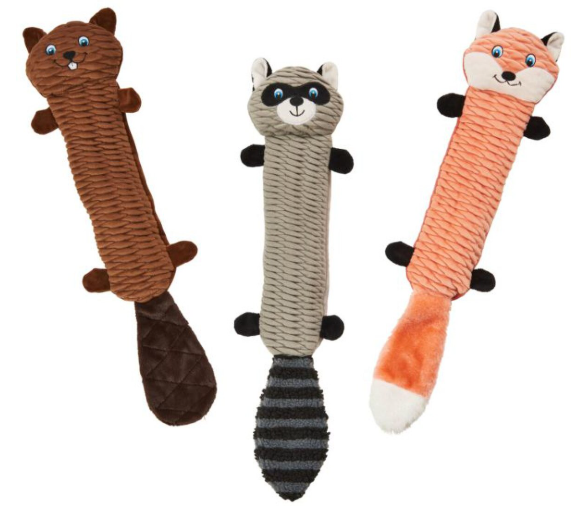 Ethical Pet SPOT Assorted Animal Skinneeez Stretch & Squeak Dog Toy 22”