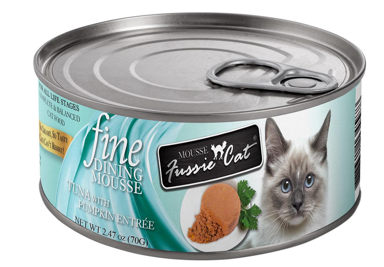 Fussie Cat Fine Dining Tuna Pumpkin Mousse 2.47z