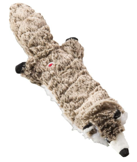Ethical Pet SPOT Mini Skinneeez Extreme Quilted Raccoon Dog Toy 14”