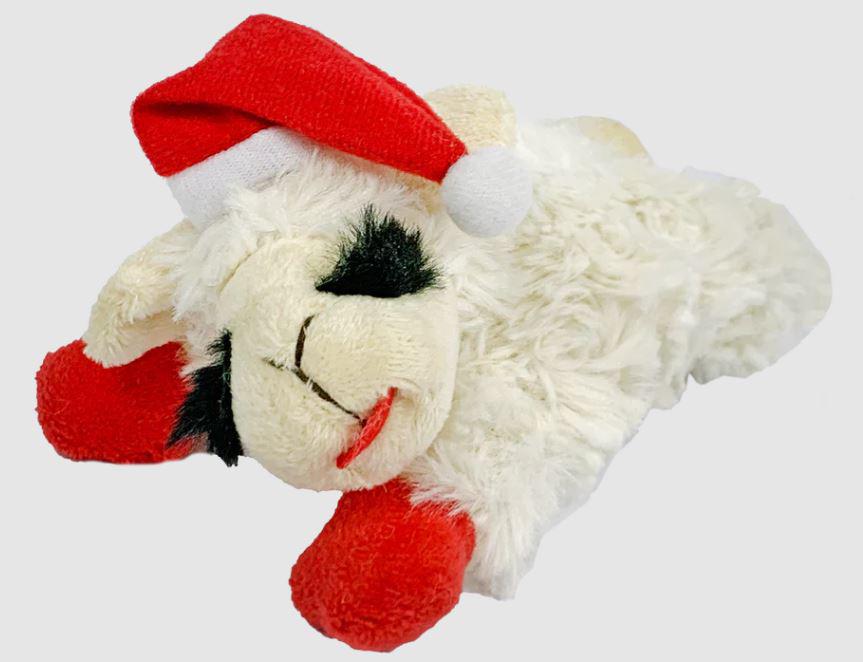 Multipet Santa Hat Lambchop 10"