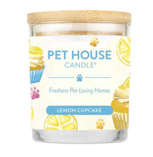 Pet House Lemon Cupcake Candle