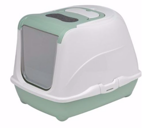 Moderna Flip Cat Jumbo Closed Litter Box 22.5" Green