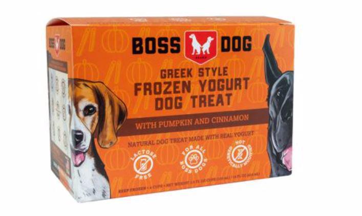 Boss Dog Yogurt Pumpkin/Cinnamon 3.5z /4pk