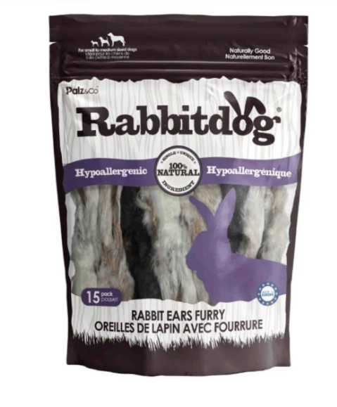 Palz&Co Rabbitdog Rabbit Ears w/ Fur 10ct