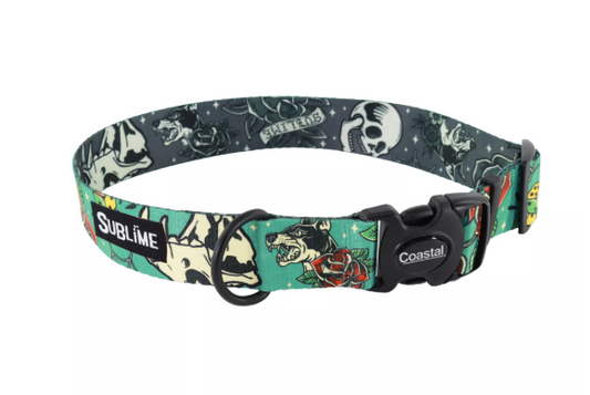 Coastal 1.5" Sublime Adjustable Dog Collar 18"-26"