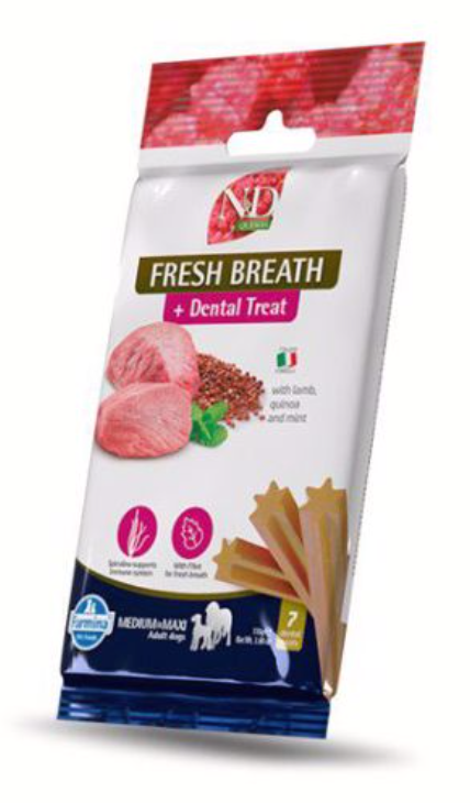 Farmina 2.1 oz Dog Lamb Breath Quinoa Dental Treat