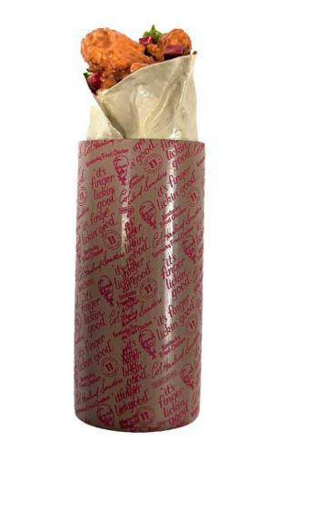 Spot KFC Vinyl Chicken Wrap Dog Toy 6"