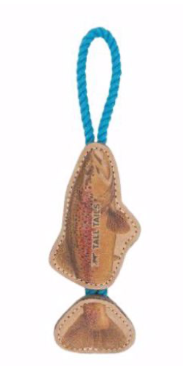 Tall Tails Natural Leather Jointed Trout Tug 16"