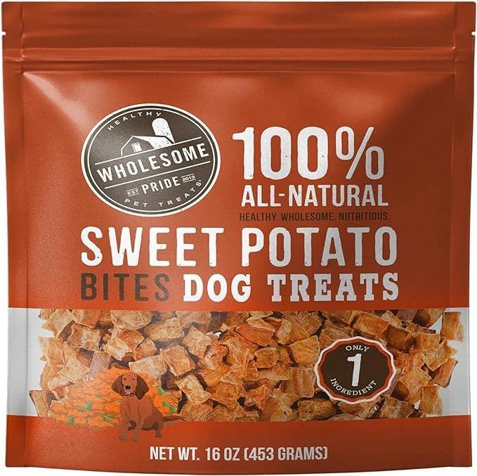 Outward Hound Wholesome Pride Sweet Potato Bites 8oz