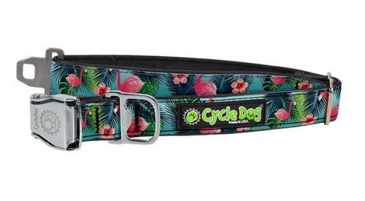 Cycle Dog Regular Width Collar Flamingo Large