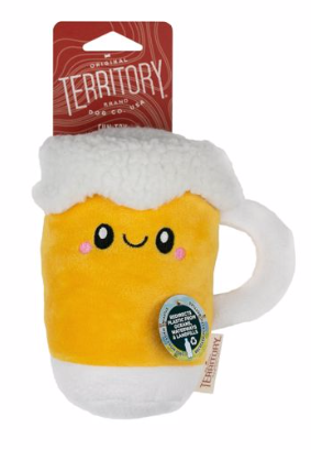 Territory Beer Plushie w/ Squeaker 6.5"