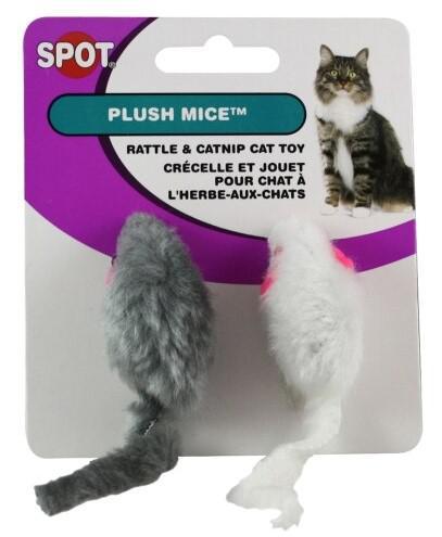 Spot Plush Mice w/Catnip