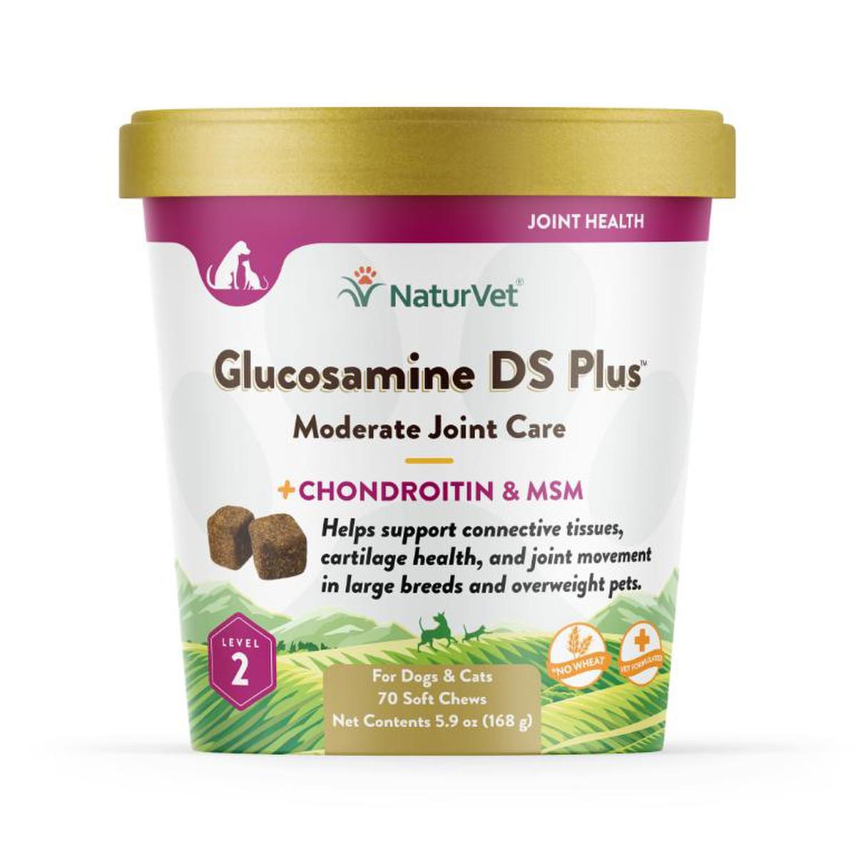 NaturVet Glucosamine DS+ Level 2 70ct