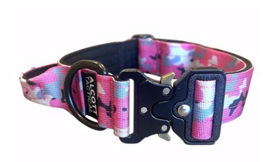 Alcott Small Tactical Collar Pink Camo