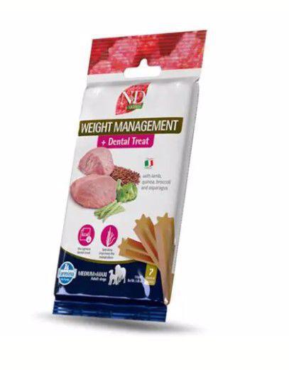 Farmina 3.5 oz Dog Lamb Wght Mgmt Quinoa Med/Maxi Dental Treat