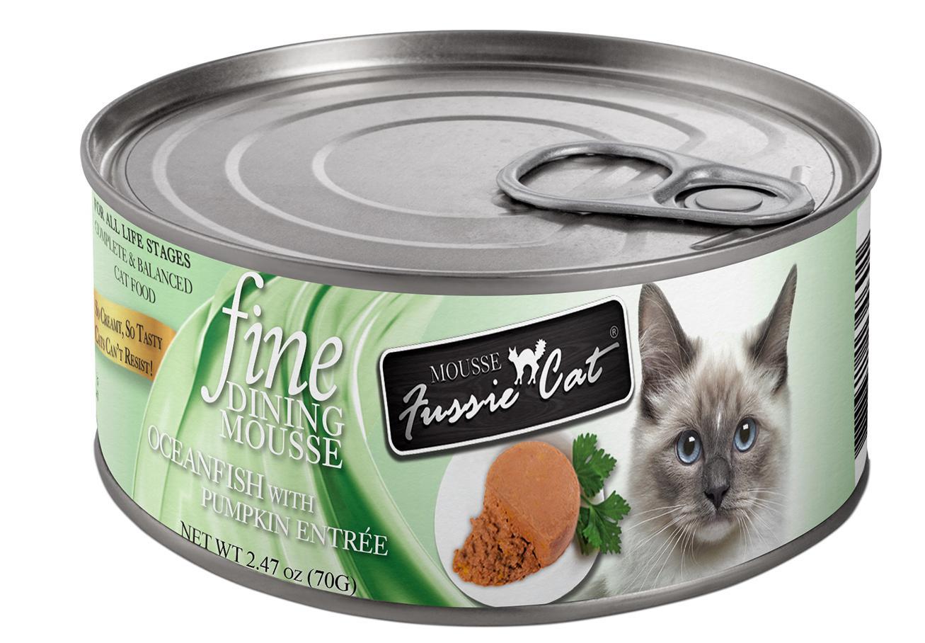 Fussie Cat Fine Dining OceanFish Pumpkin Mousse 2.47z