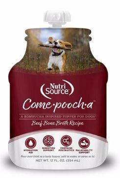 Nutri Source Beef Broth Come-Pooch-A 12z