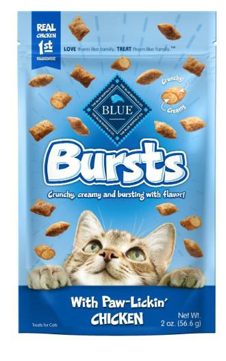 Blue Buffalo Buff Bursts Chicken Cat Treat 2 oz