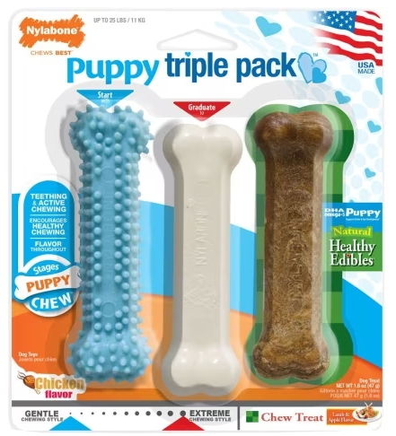 Nylabone Chew Variety Chicken Blue