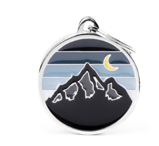 MyFamily Charms Mountain ID Tag