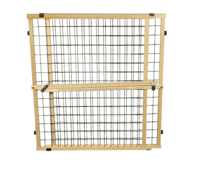 North States My Pet Extra-Wide Wire Mesh Pet Gate 29.5"-50"W x 31"H