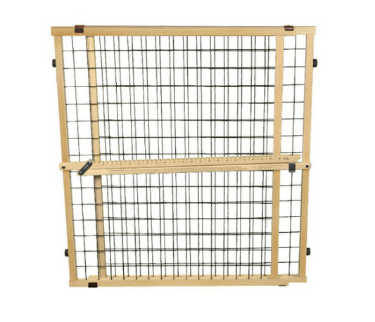 North States My Pet Extra-Wide Wire Mesh Pet Gate 29.5"-50"W x 31"H