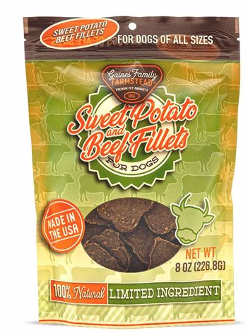 Gaines Family Sweet Potato & Beef Fillet 8oz