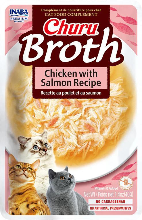 Inaba Broth Chicken & Salmon 1.4oz