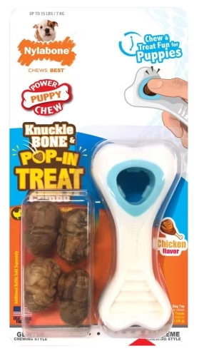 Nylabone Pop-In Treat Bone Chicken Petite