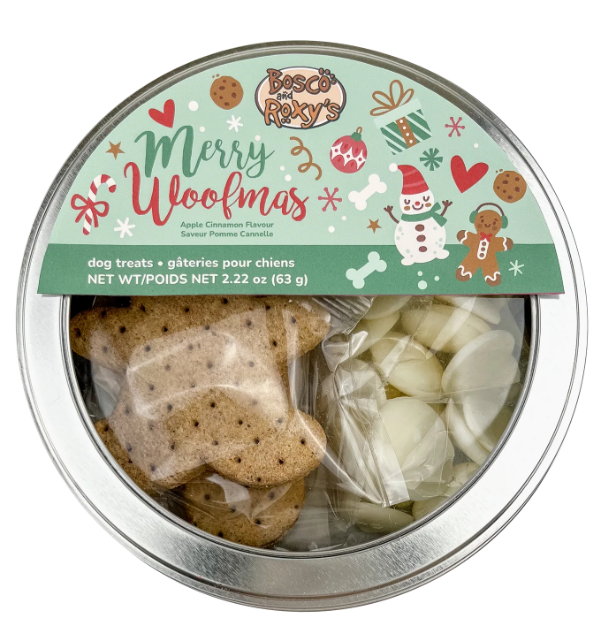 Bosco & Roxys Holiday Tin DIY Cookie Kit