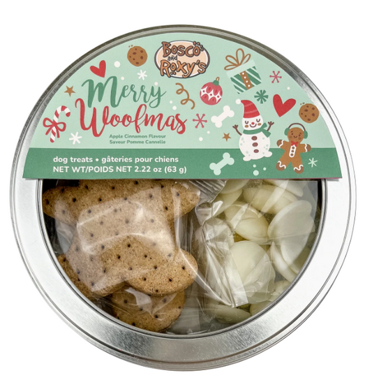 Bosco & Roxys Holiday Tin DIY Cookie Kit