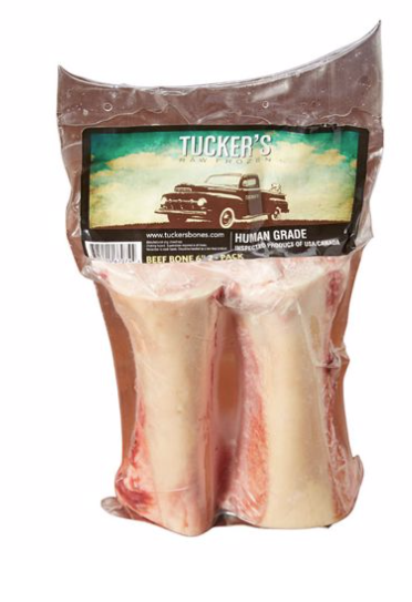 Tuckers 6in 2 pk Beef Bone Frozen