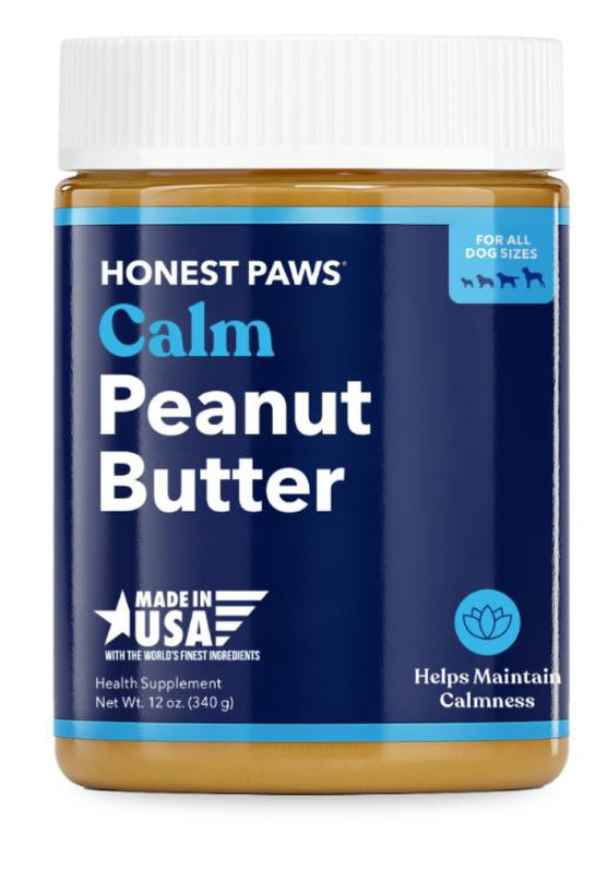 Honest Paws Calm Peanut Butter w/ Ashwaganda 12oz