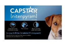 Pet IQ Capstar Flea Small Dog 2 - 25 lb 6 tablets