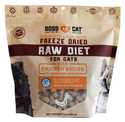 Boss Dog Freeze Dried Chicken Nuggets CAT 9z