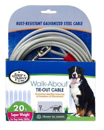 Four Paws 20' Super Weight Cable 200#