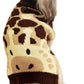 Fashion Pet Giraffe Sweater Brown XSM