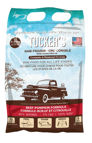 Tuckers Frozen Beef / Pumpkin 6#