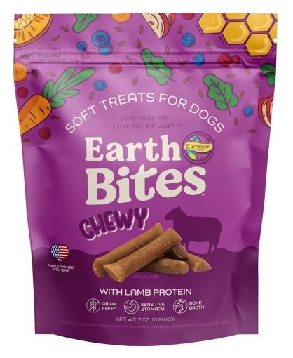 Earthborn GF Earthbites Chewy Lamb 7oz