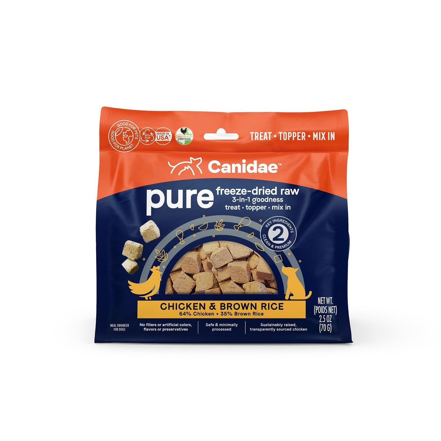 Canidae Pure FD Chicken & Brown Rice 2.5oz