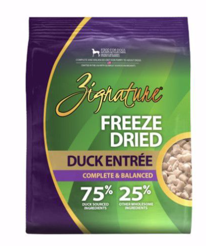 Zignature Freeze Dried Entree - Duck 4oz