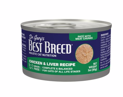 Best Breed Chicken & Liver Cat 3oz