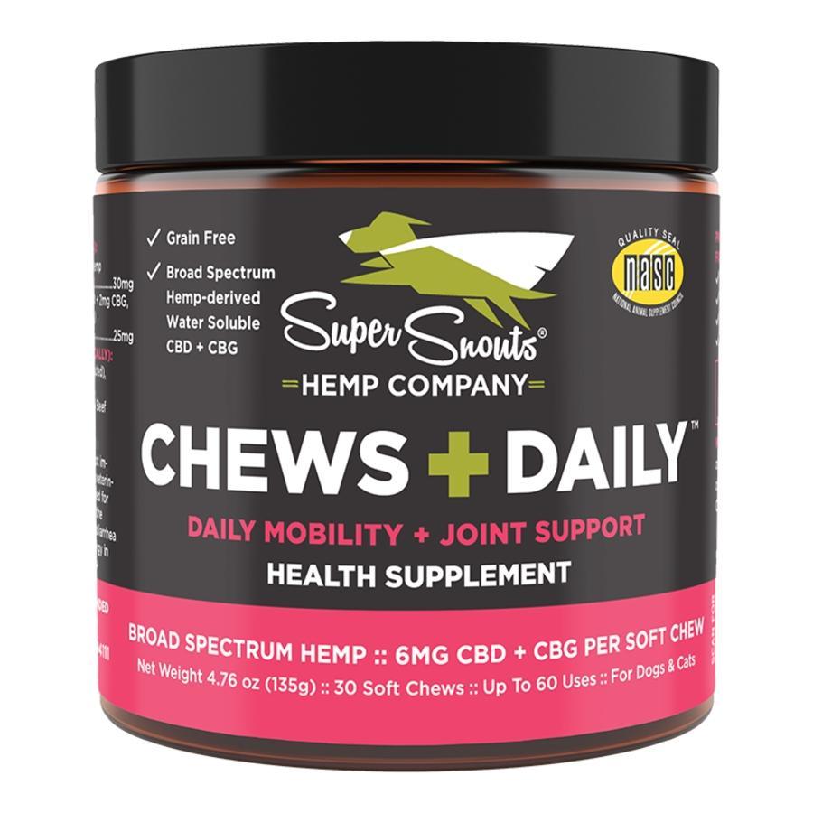 Super Snouts Dog/Cat GF 30 ct. Chews- Daily Mobility + Joint Support