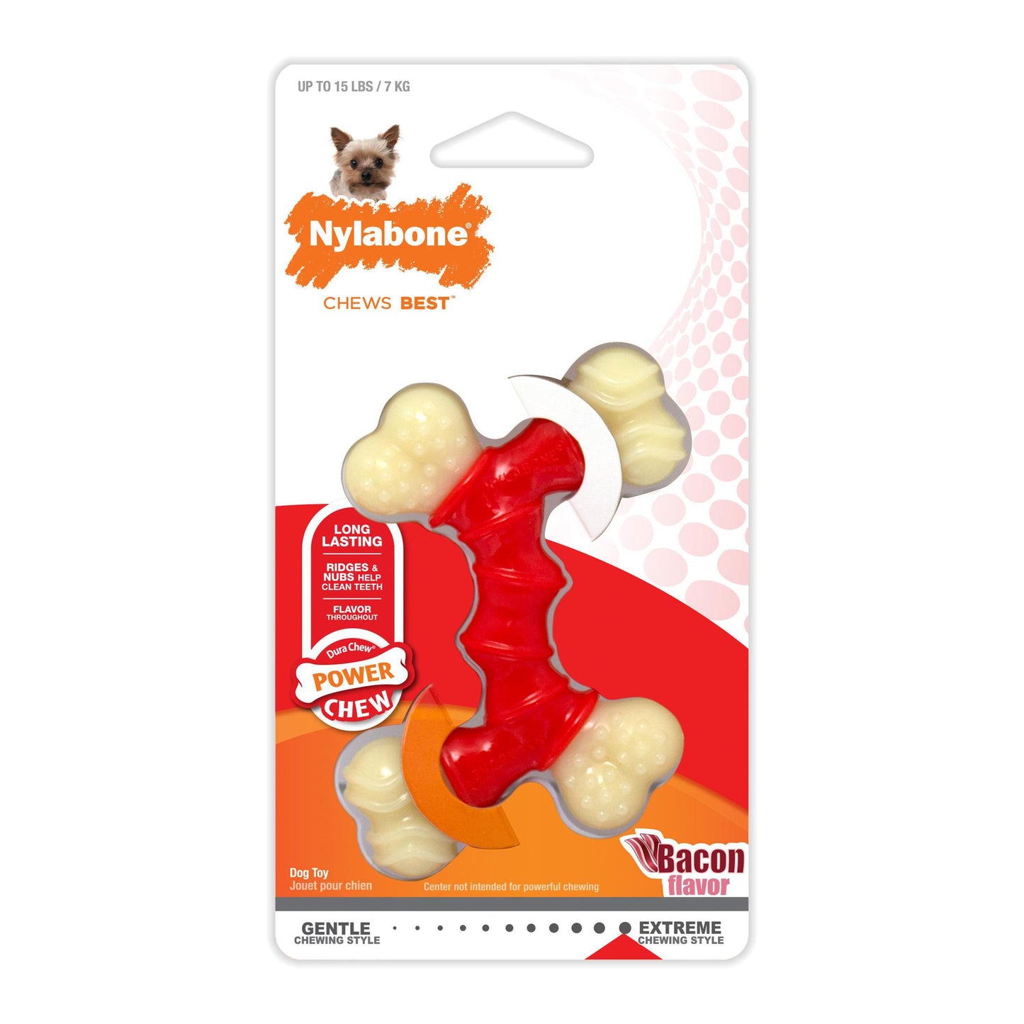 Nylabone Teething Rhino Vanilla Petite