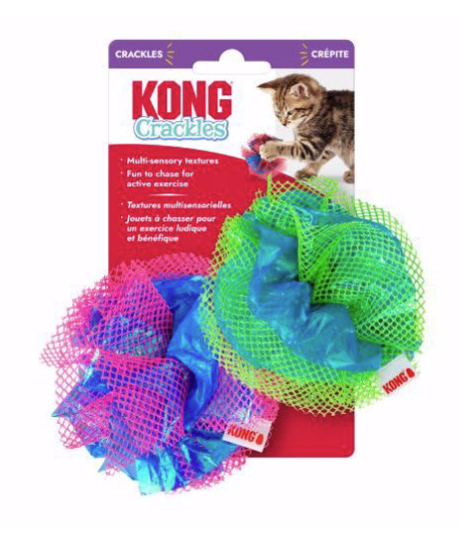 Kong Crackles Fluff Balls 2pk