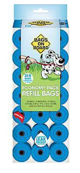 Bags on Board Blue Bag Refill 140 Bags