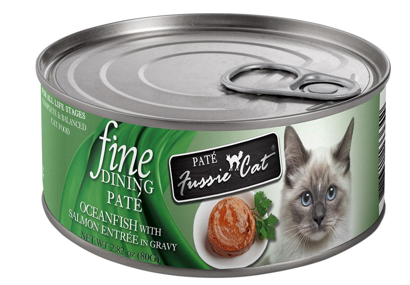 Fussie Cat Fine Dining Ocean Fish Salmon Pate 2.8z