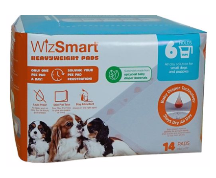 WizSmart Heavyweight dog Pads 23.5x22 14ct