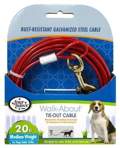 Four Paws 20' Medium Weight Cable 50#